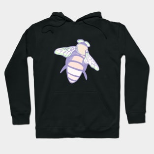 Funky Bee Love - Modern Pastel Color Palette Hoodie